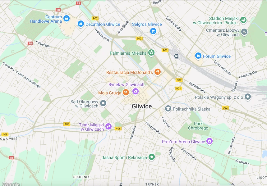 mapa-gliwice
